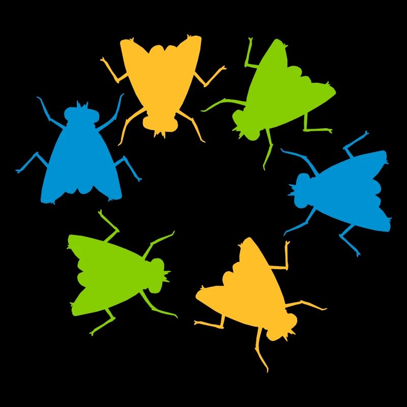 Colorful House Flying Group Team