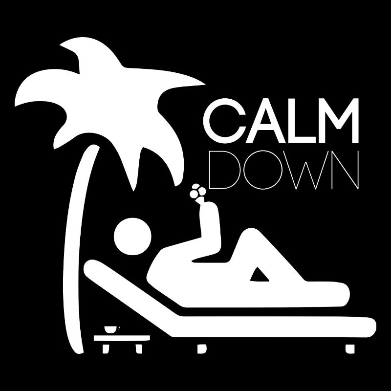 Entspannung und Relax. Just Calm Down