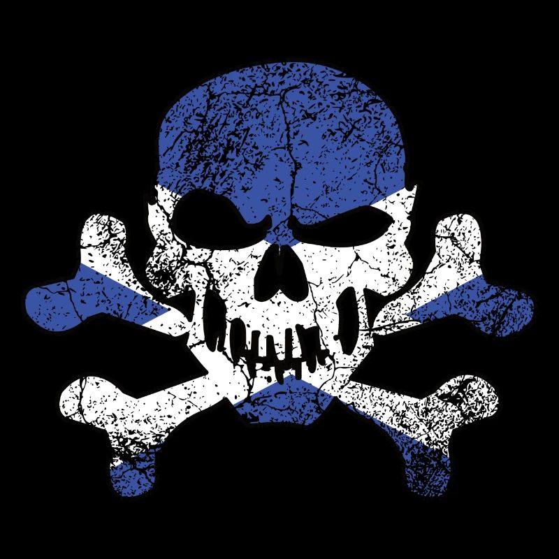 Vintage Scottish Skull