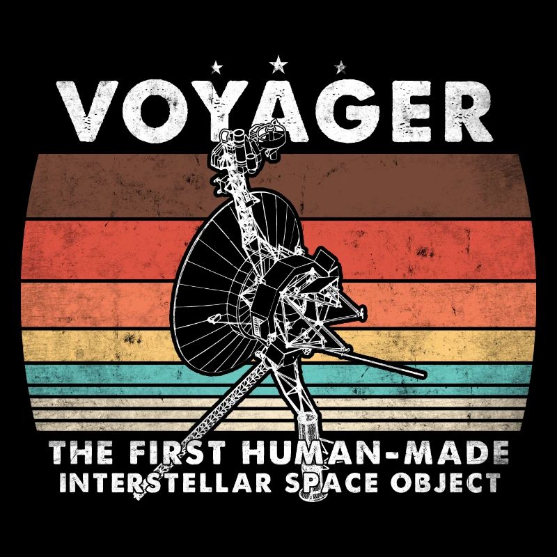 Mission de sonde spatiale rétro Voyager 1977