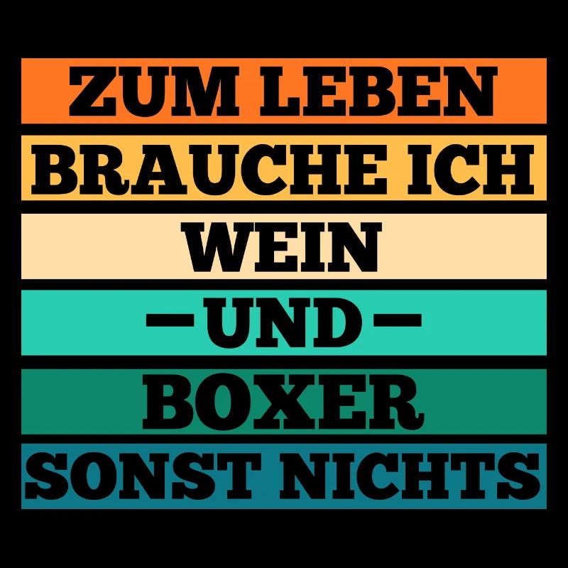 Hund Wein Deutscher Boxer