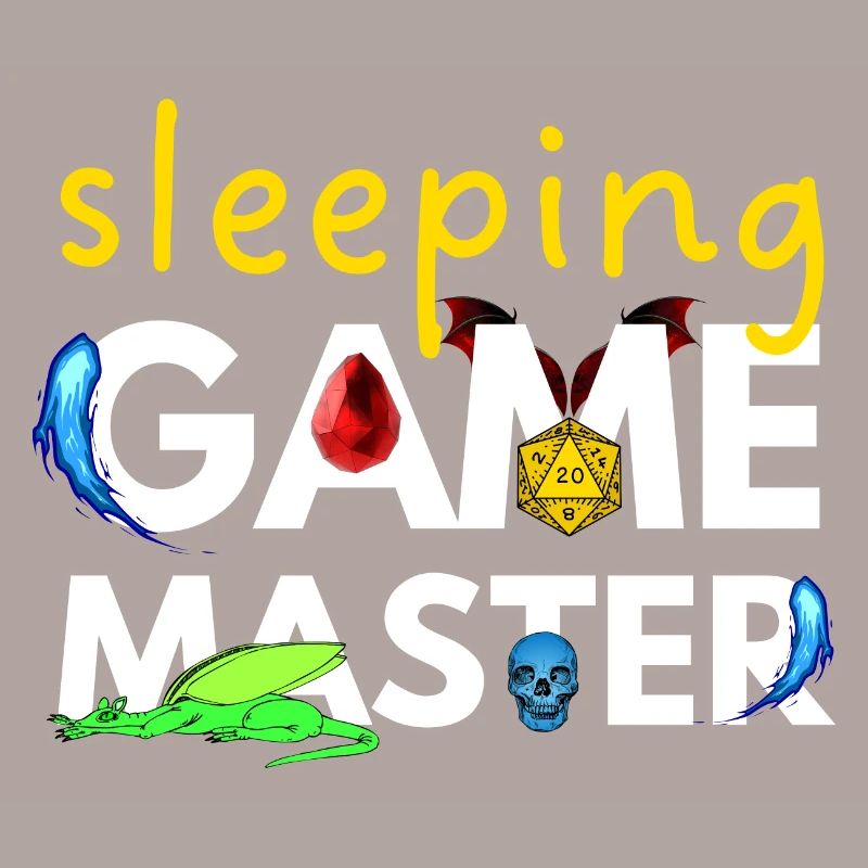 SLEEPING GAME MASTER DRAGONS ADVENTURES RPG