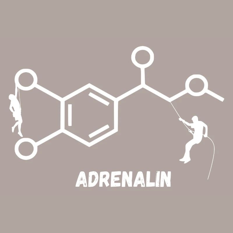 Formule structurelle d’adrénaline avec Climber