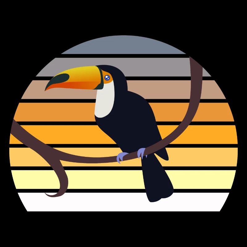 Exotischer Vogeltukan