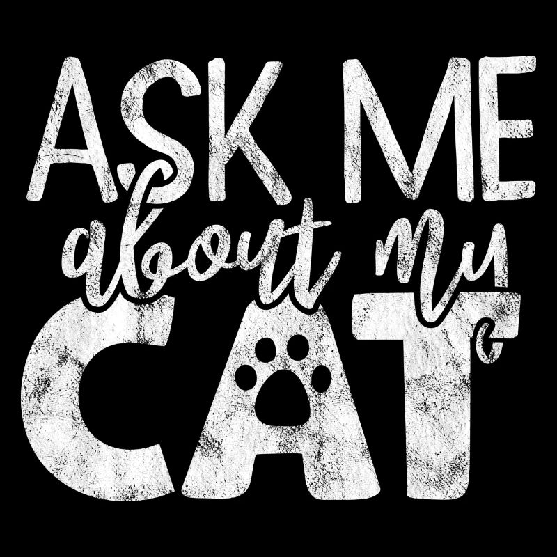 Posez-moi des questions sur mon chat - Drôles de dictons de chat