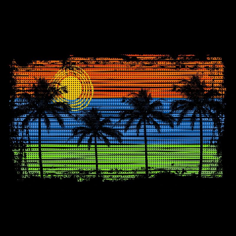 Palms & Rayures