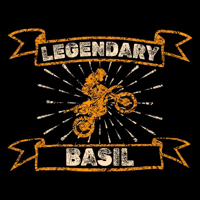 Basil als Motorrad