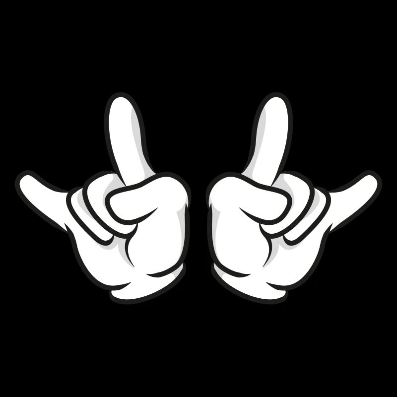 hand rock symbol