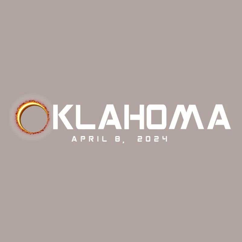 Oklahoma 2024 Eclipse Souvenir 8 avril