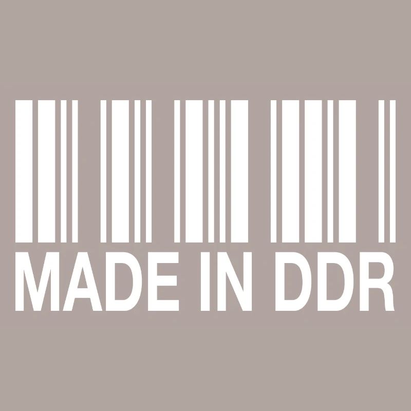 Made in DDR Barcode Strichcode