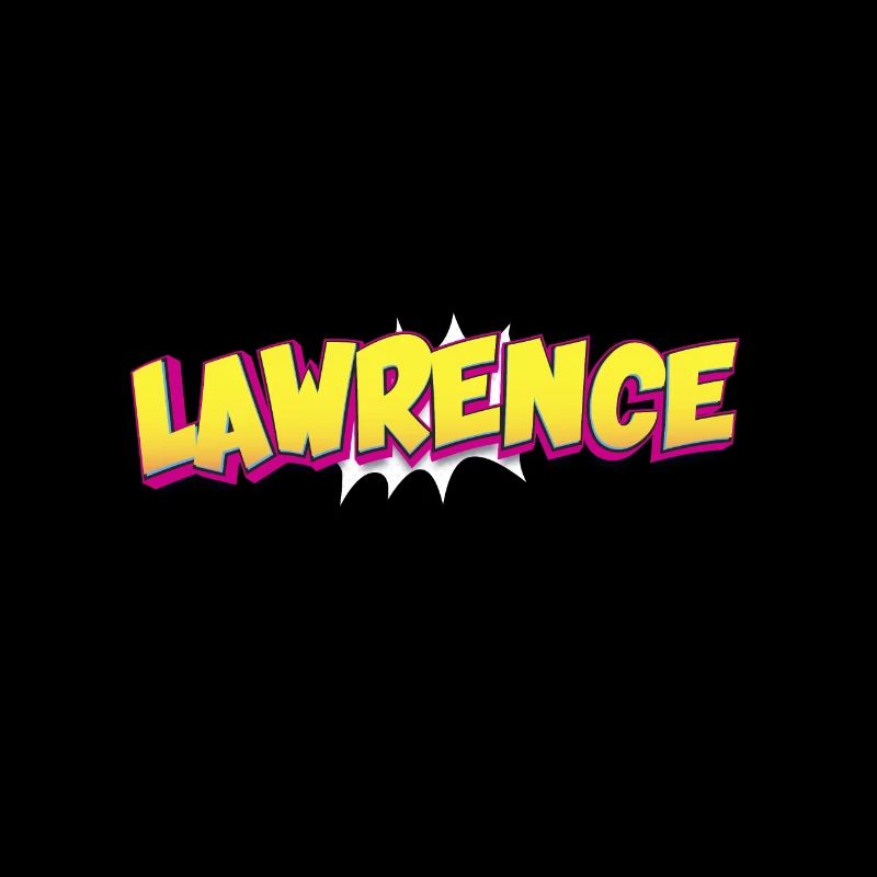 Lawrence Custom Name Comic Book Style Pop Art,