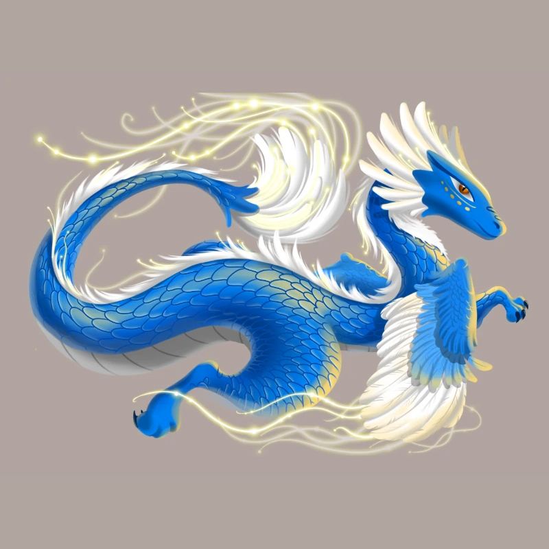 Magischer coole Luft Drache - Drachen der Elemente