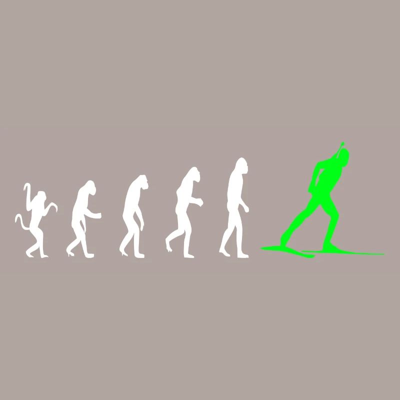 Biathlon Geschenk Evolution