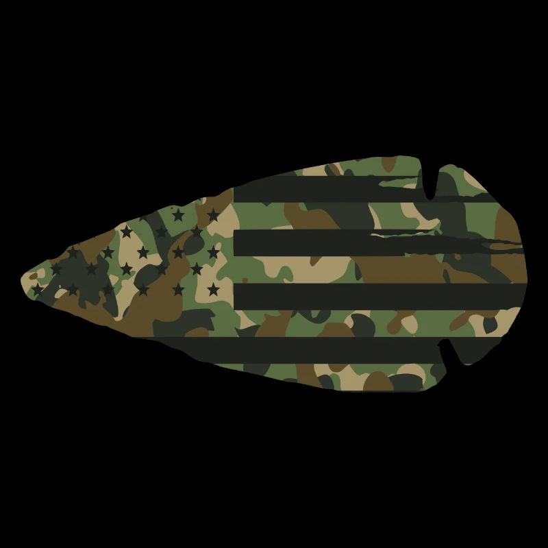 paddle camouflage american Design for a paddle fan