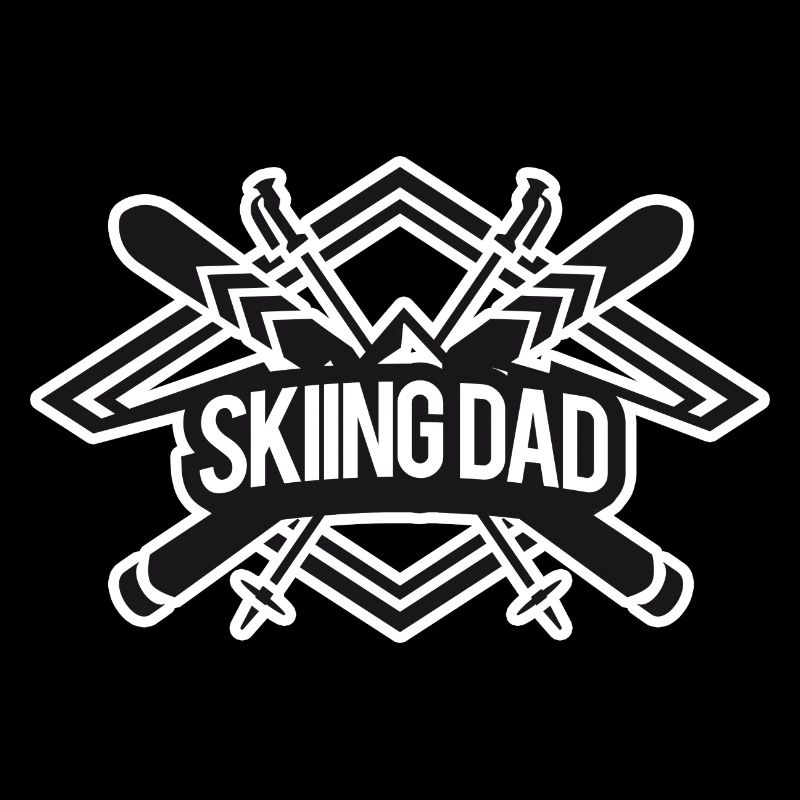 Skiing Dad - Papa Lustig