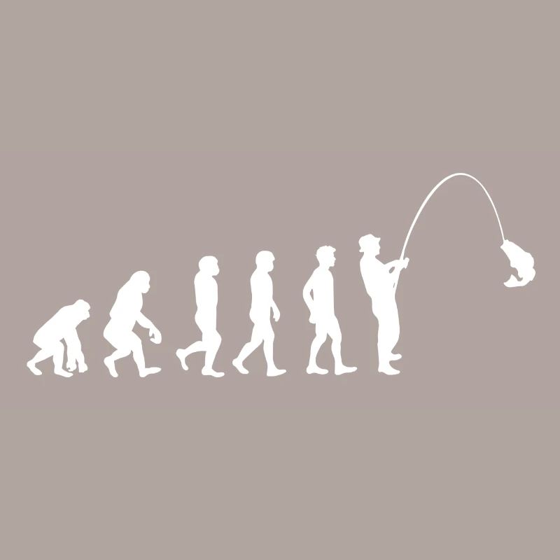 Évolution de l'évolution du pêcheur pêcheur à la ligne