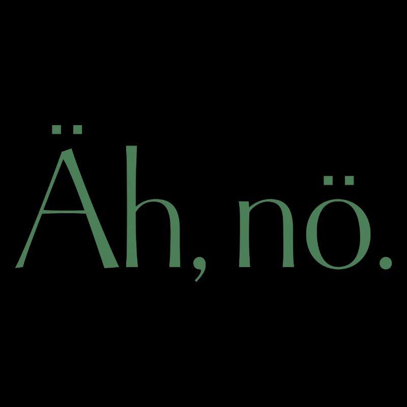 Euh, non. Euh non. Tout simplement non. Rien. Non.