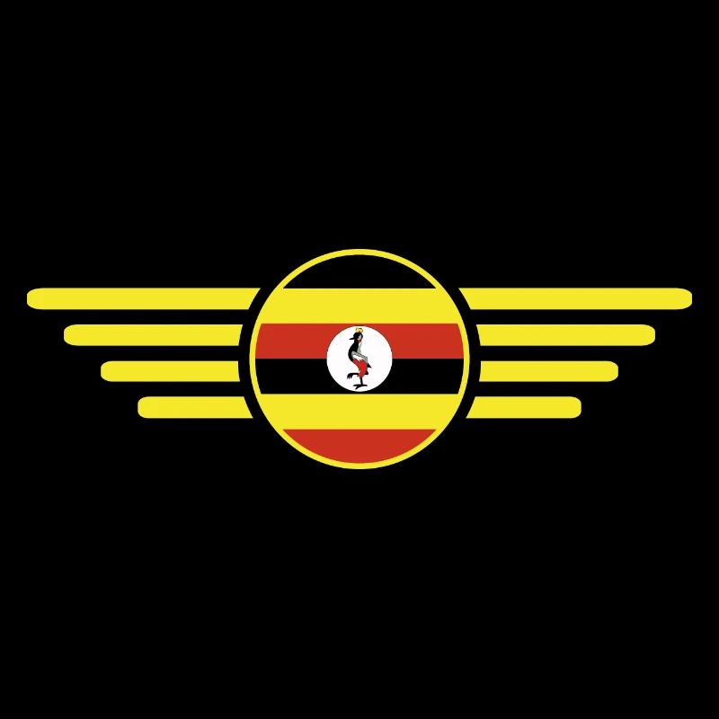 I Love Uganda, Elegance Style Design T-Shirt
