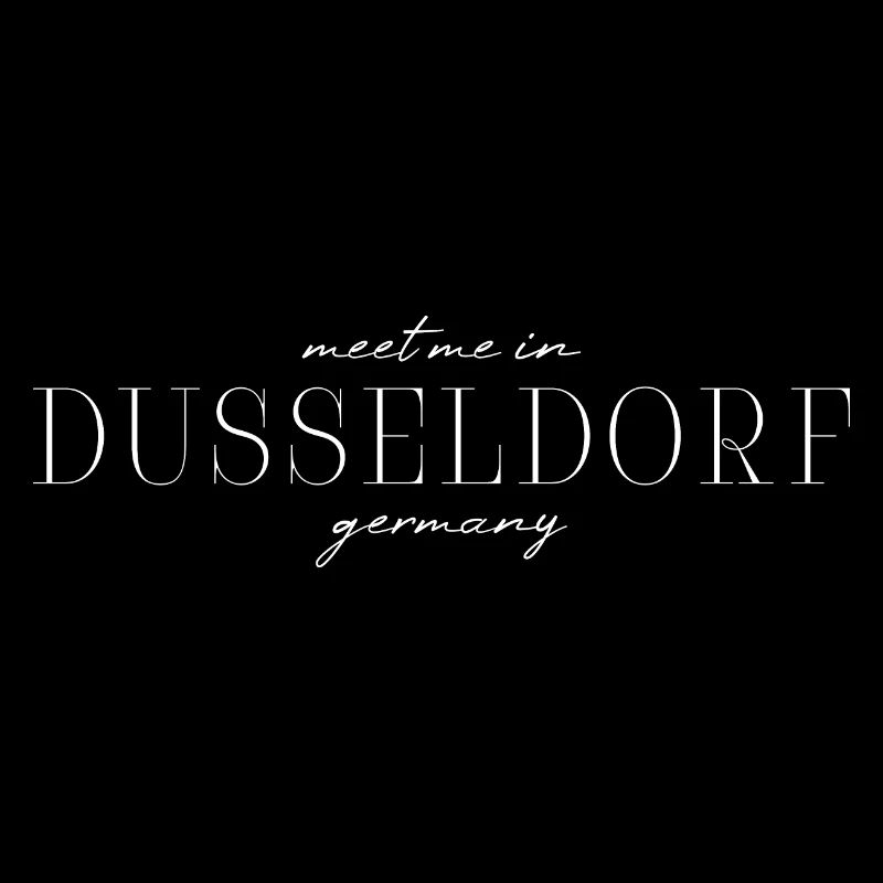 Dusseldorf, Germany Elegance Style Design T-Shir