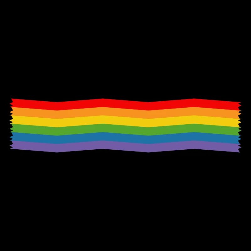 rainbow stripes pointed LGBT lgbtqi queer