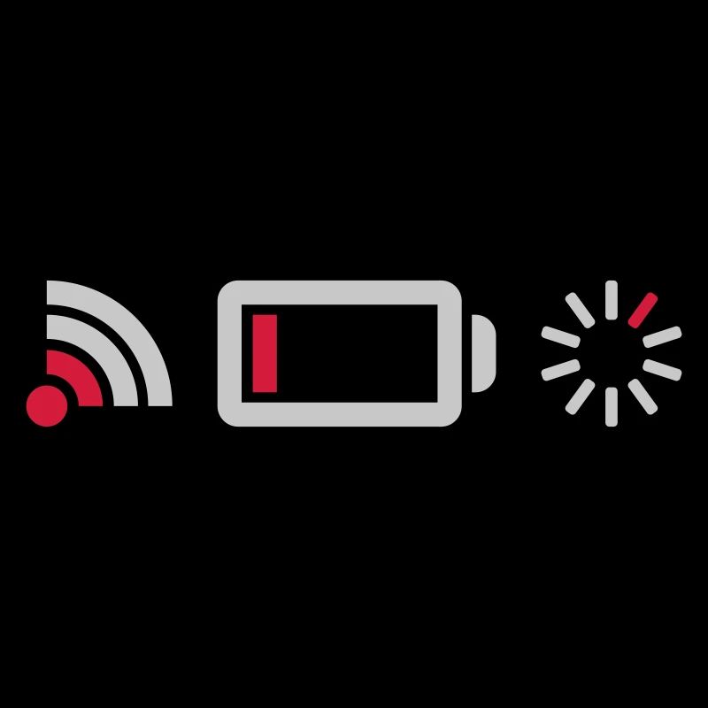 No Connection Battery Logos