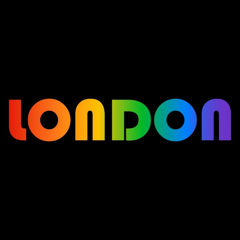 Texte arc-en-ciel de Londres