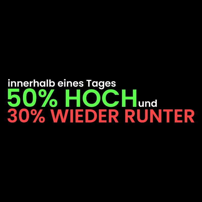 50% hoch und 30% runter
