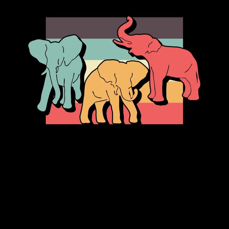 Elephant Vintage Pachyderms