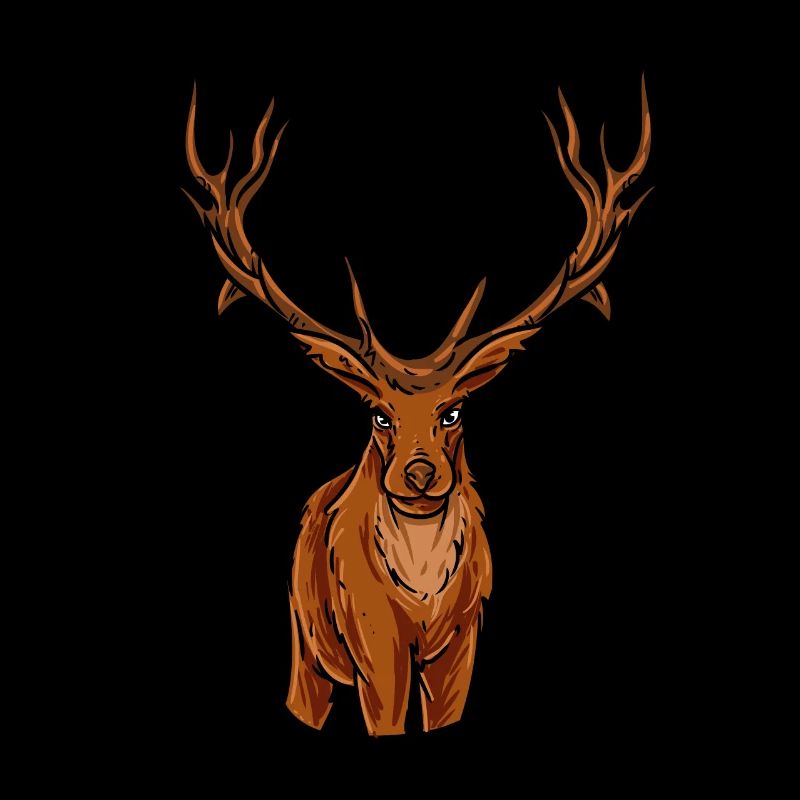 Geweih Hirsch Waldtier