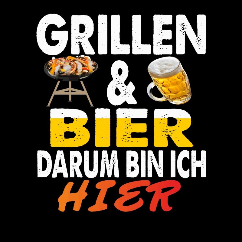 Grillen und Bier Darum bin ich hier Grillsaison