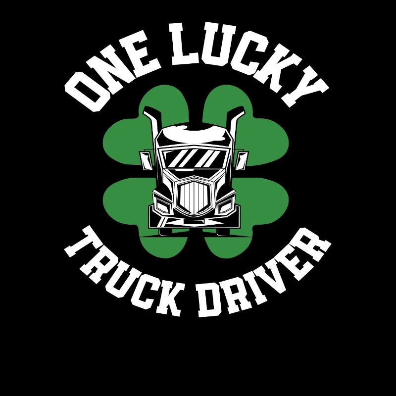 Chauffeur de camion de la Saint-Patrick Shamrock