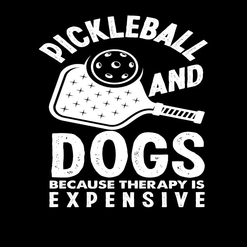 Le pickleball et les chiens parce que la thérapie coûte cher
