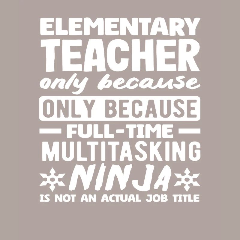 Enseignant à l’école primaire Multitâche Ninja À temps plein