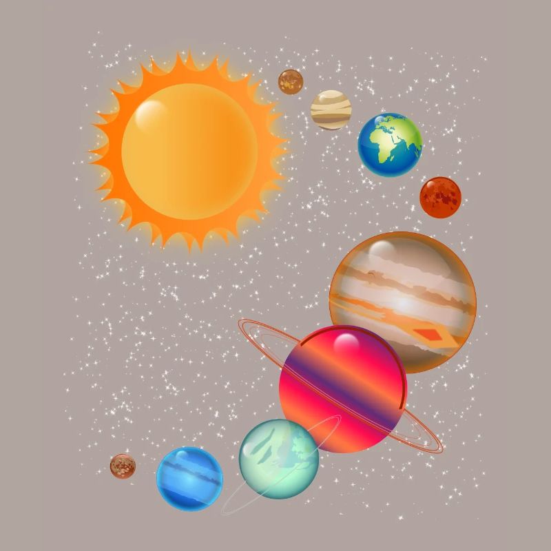 Solar System Planets Astronaut Astrology Space