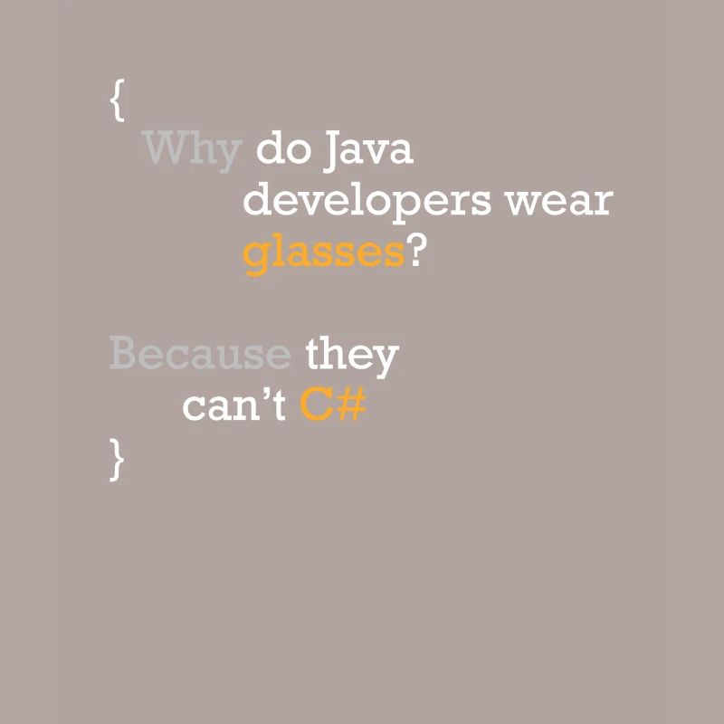 C# Code blague programmeur Hacker C Sharp Coder