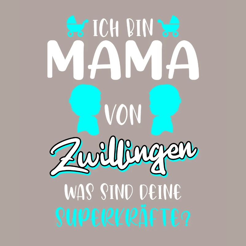 Zwillingsmama mit Superkräften Muttertag
