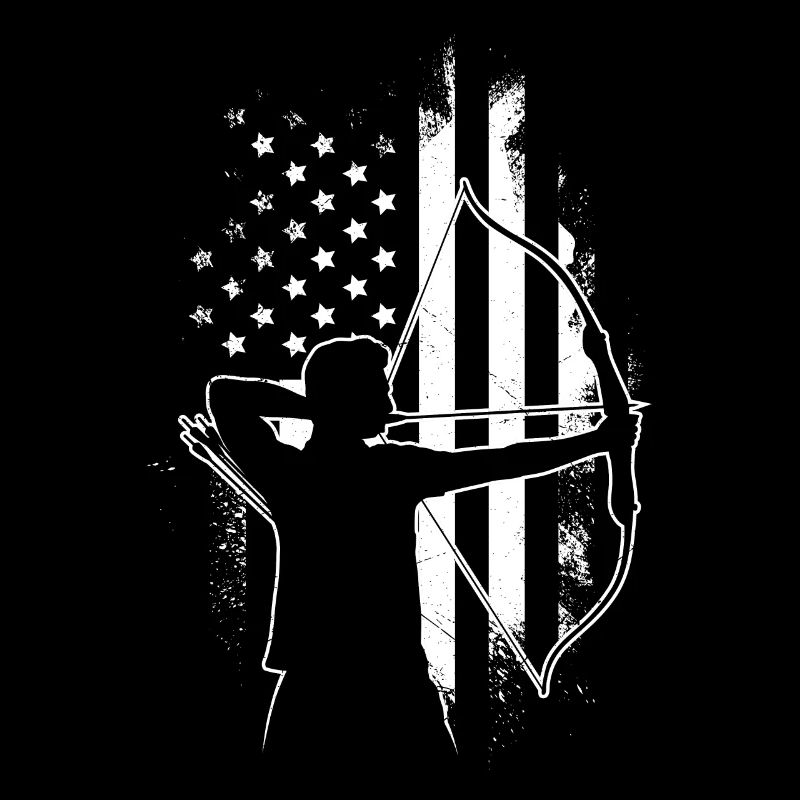 USA Bogenschütze Amerika Langbogen Bogenschießen