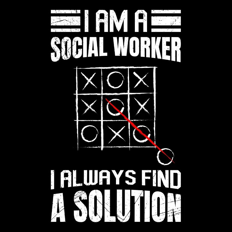 I always find a solution I am a social worker