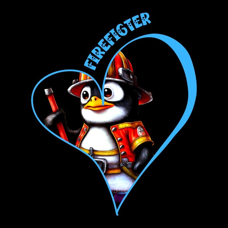 Pompier, pingouin amoureux