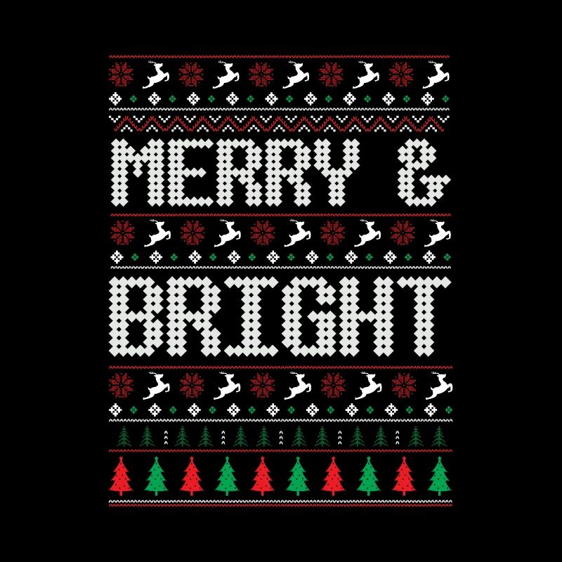 Fröhlicher und brigger hässlicher Weihnachtspullover