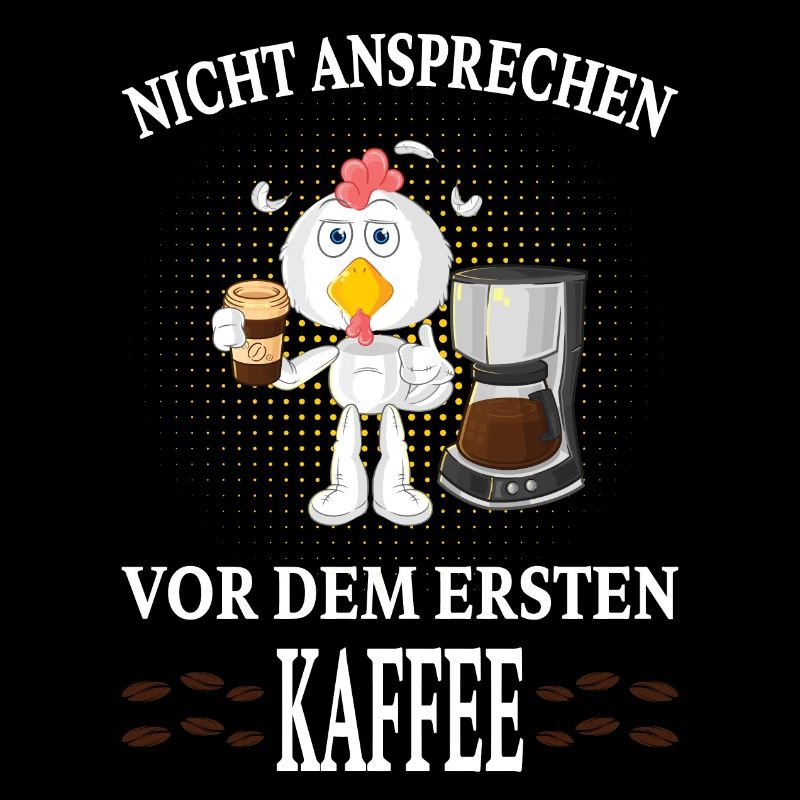 Nicht ansprechen vor dem ersten Kaffee Tasse Ente