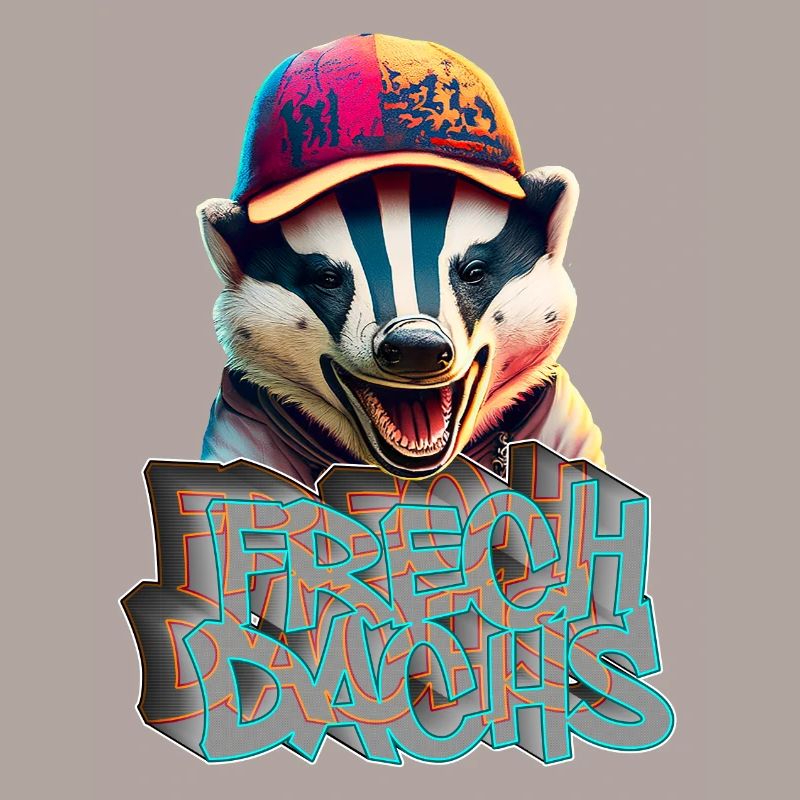 Frechdachs- Frecher Dachs Graffiti Style