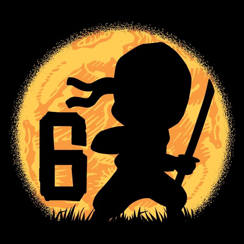 6. Geburtstag Junge Ich bin 6 sechsjähriger Ninja