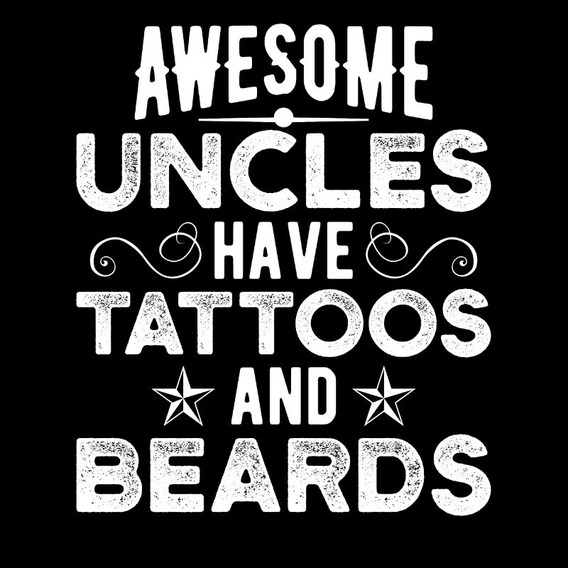 Tatouages et barbes Funny Badass Oncles