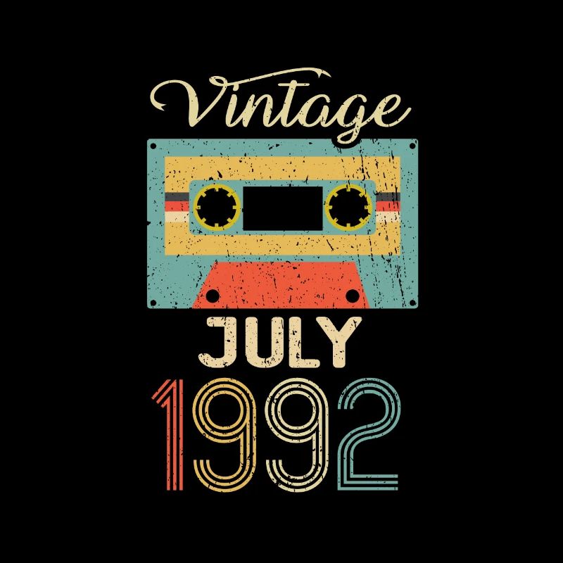 Geschenk 30. Geburtstag 1992 Juli 30 Jahre