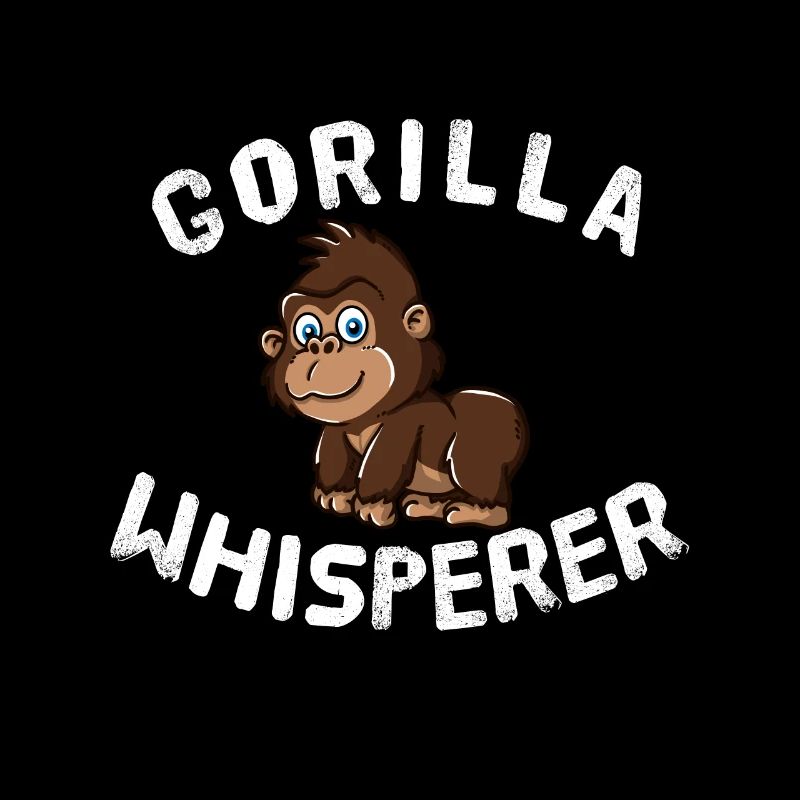 Gorilla Whisperer Affen Gorilla Flüsterer Zoo Affe