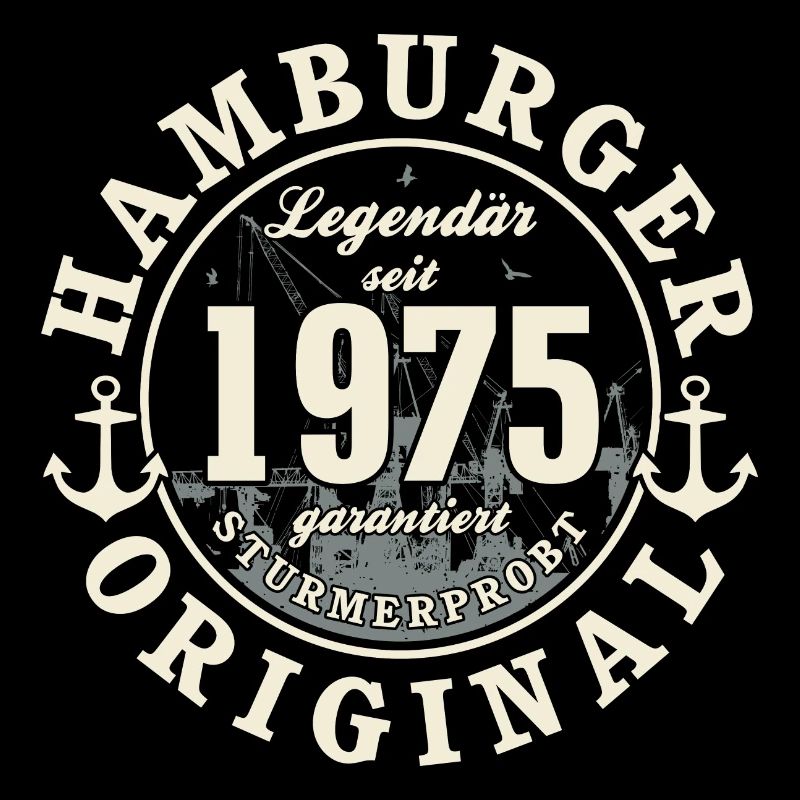50. Geburtstag 2025 Hamburger Original Geschenk