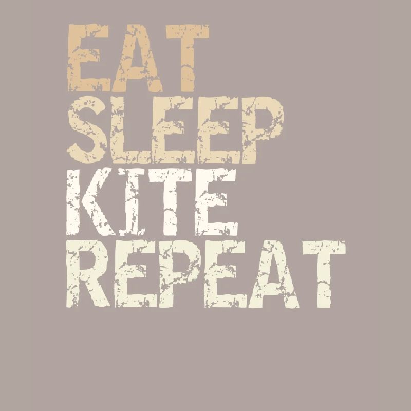 Manger Dormir Kite Répéter Kiteboard Kitesurf surfer