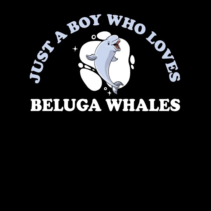 Nur Ein Junge Der Beluga Wale Liebt