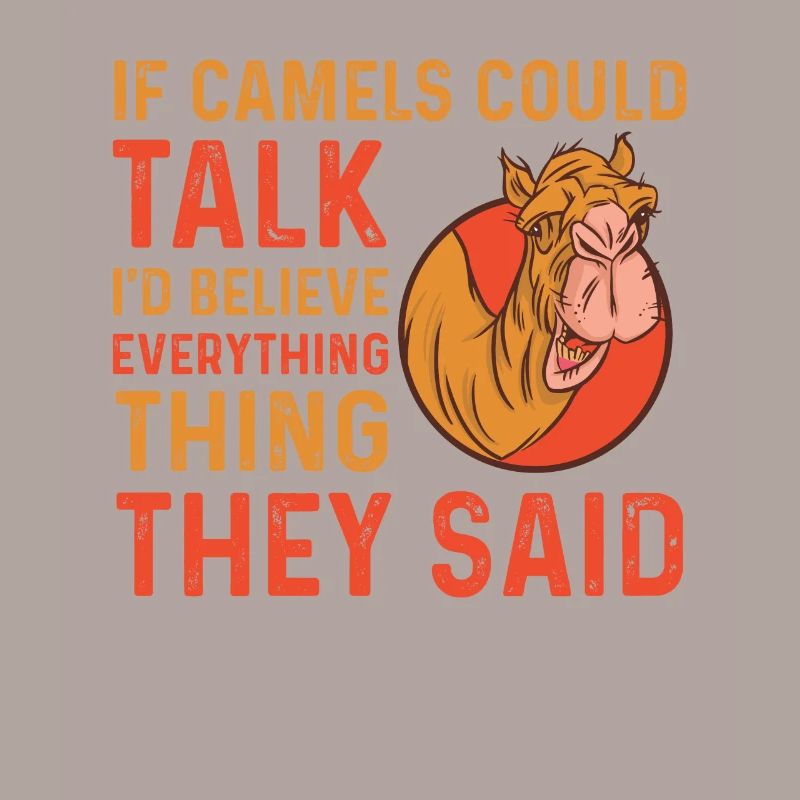 Funny camel saying